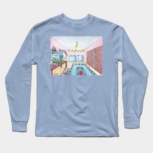 Pastel cute laundry room Long Sleeve T-Shirt